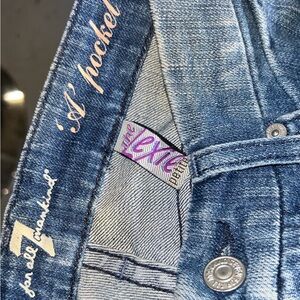 7 for all mankind Women's Blue Jeans